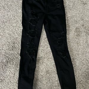 American eagle distressed jeggings